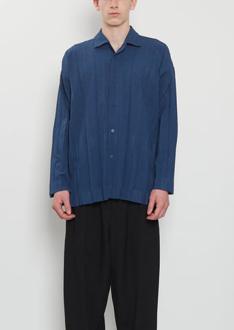 Edge Ensemble Wide Pleats Shirt