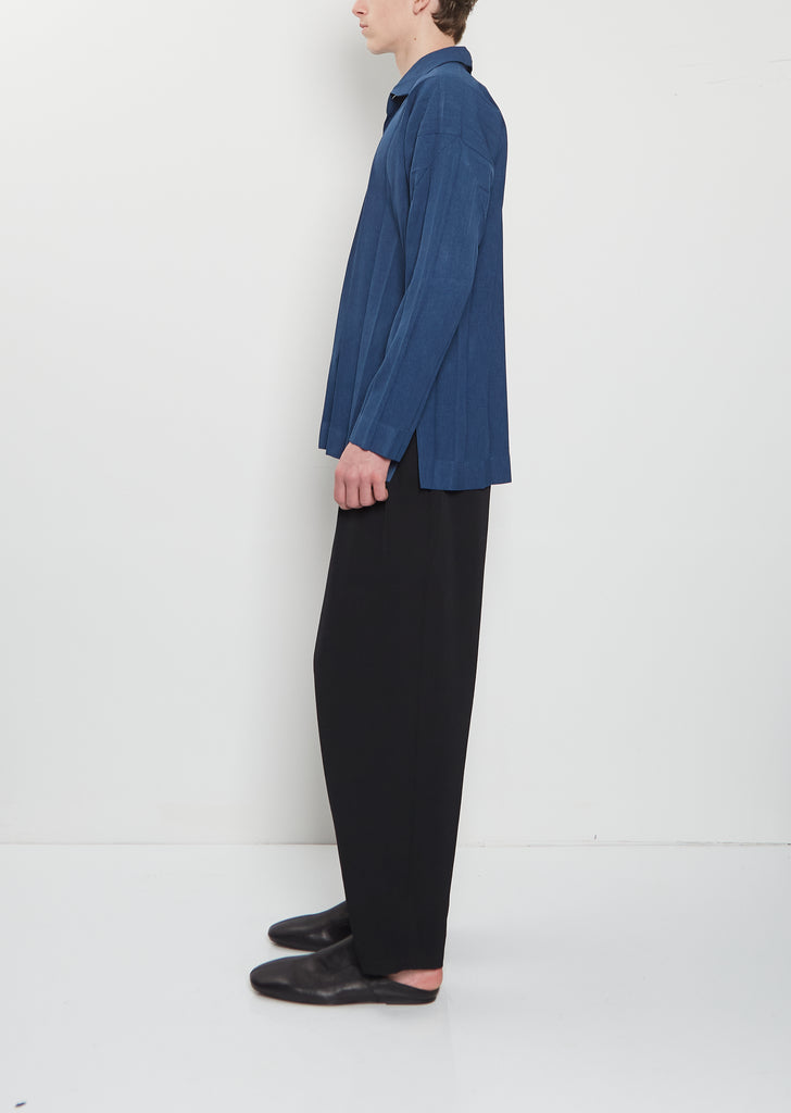 Edge Ensemble Wide Pleats Shirt