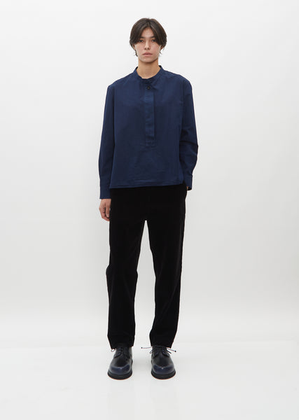 Fly Placket Cotton Swing Shirt – La Garçonne