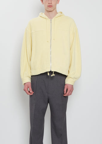 Cotton Nylon Pile Zip Parka