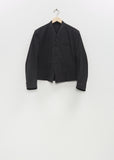 Washi Paper Ensemble U Jacket — Black