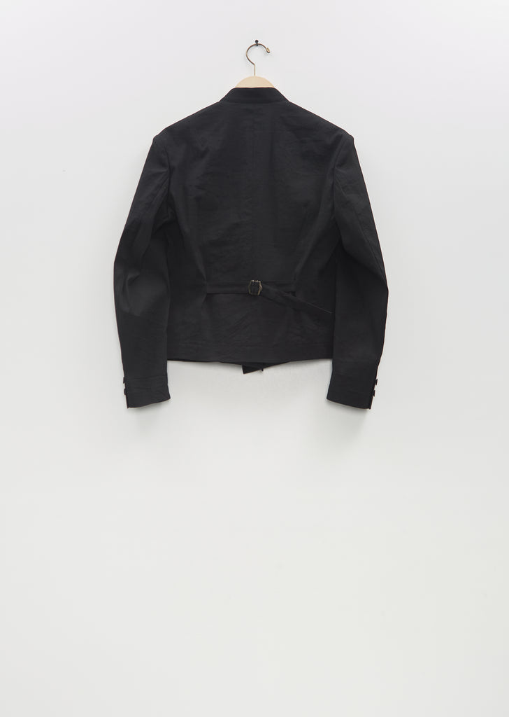 Washi Paper Ensemble U Jacket — Black