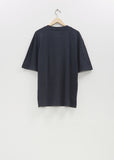 Cotton Linen Simple T-Shirt  — Black