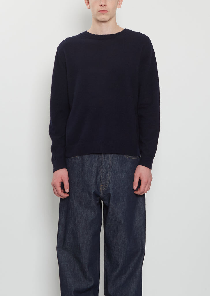 Brushed Cashmere Cotton Sweater