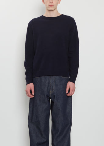 Brushed Cashmere Cotton Sweater