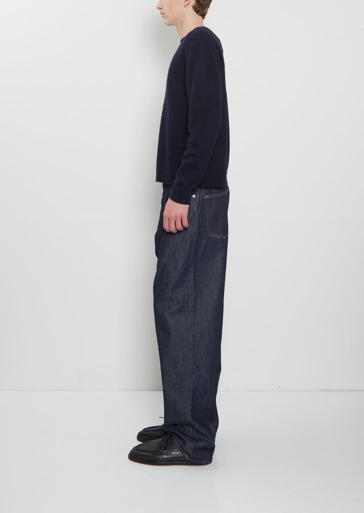 Brushed Cashmere Cotton Sweater