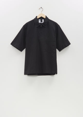 Cotton Half Zip Pull On Shirt