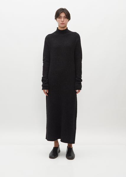 Alpaca and Cashmere Rollneck Dress – La Garçonne