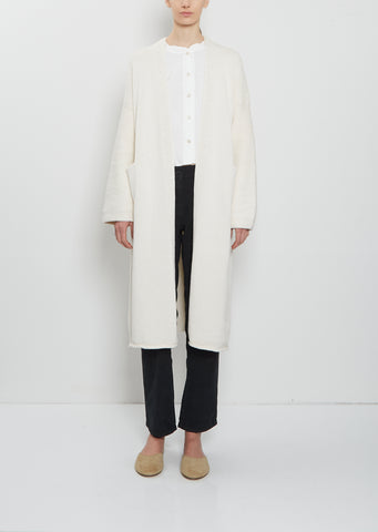 Pima Cotton Long Open Cardigan