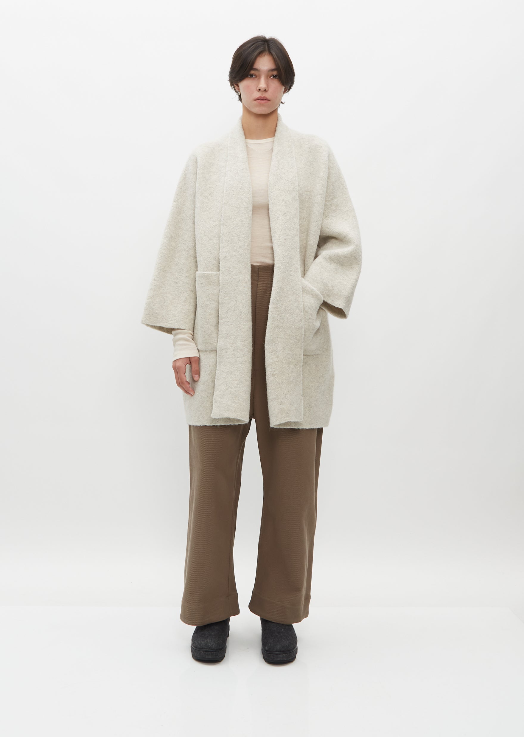 Double Face Alpaca and Wool Coat – La Garçonne