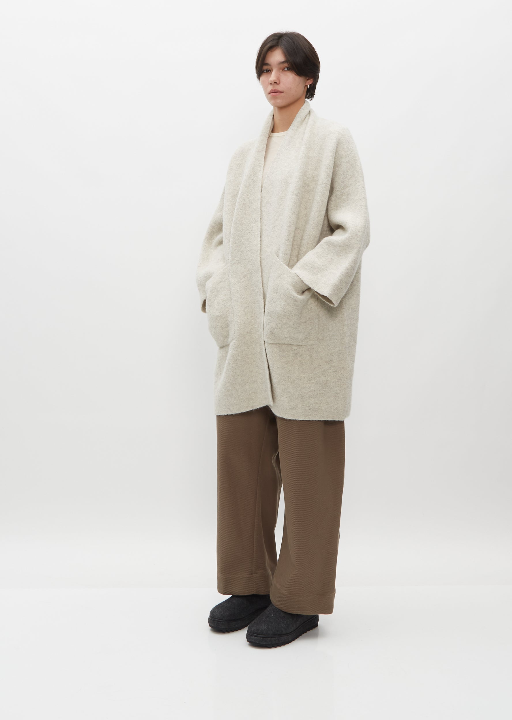 Double Face Alpaca and Wool Coat – La Garçonne