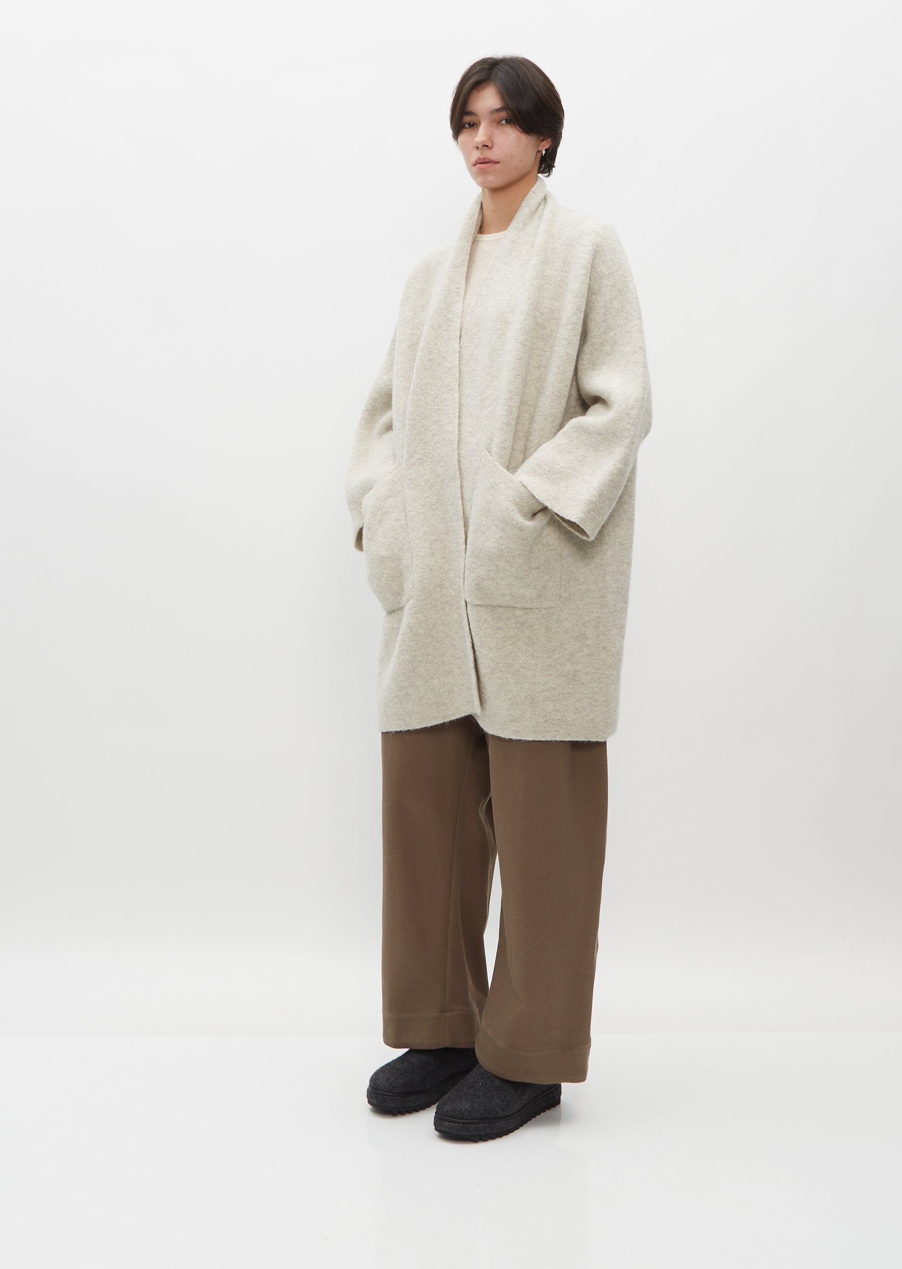 louren doubleface over wool jacket-