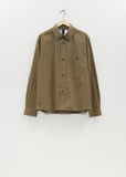 Organic Cotton Overall Shirt — Khaki Green
