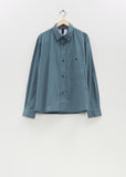 Organic Cotton Overall Shirt — Mineral Blue