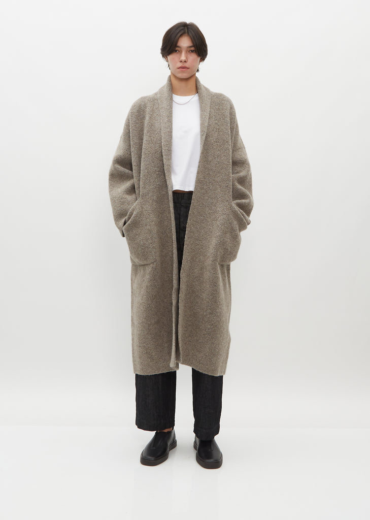 Double Face Alpaca and Wool Long Coat