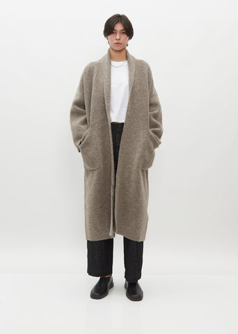 Double Face Alpaca and Wool Long Coat