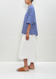 Striped Jersey Drop Shoulder Shirt