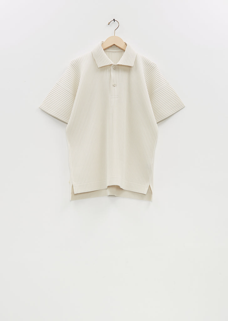 MC May Polo Shirt — Ivory White
