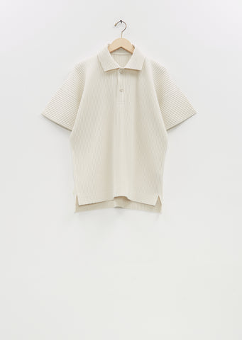 MC May Polo Shirt — Ivory White