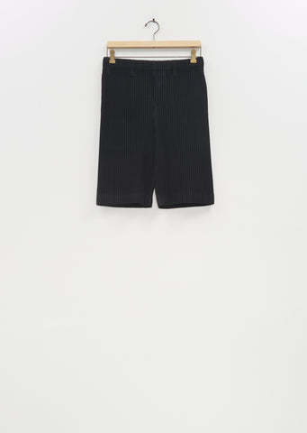 Tailored Pleats 2 Shorts — Black