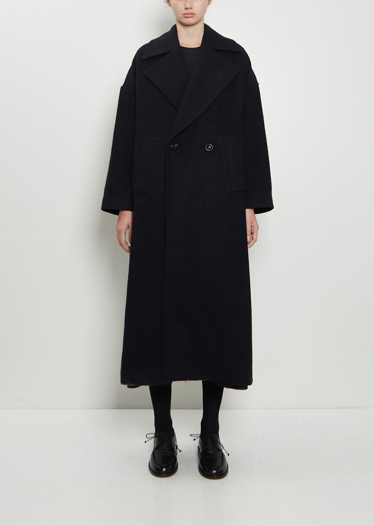 The Groundsman Wool Cashmere Coat