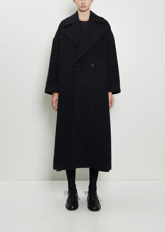 The Groundsman Wool Cashmere Coat