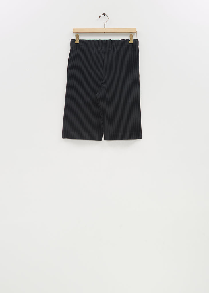 Tailored Pleats 2 Shorts — Black