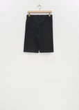 Tailored Pleats 2 Shorts — Black