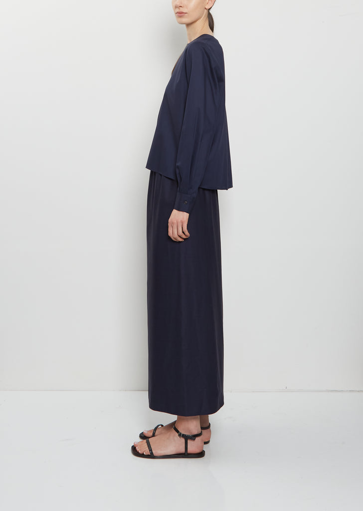 Virgin Wool Straight Top