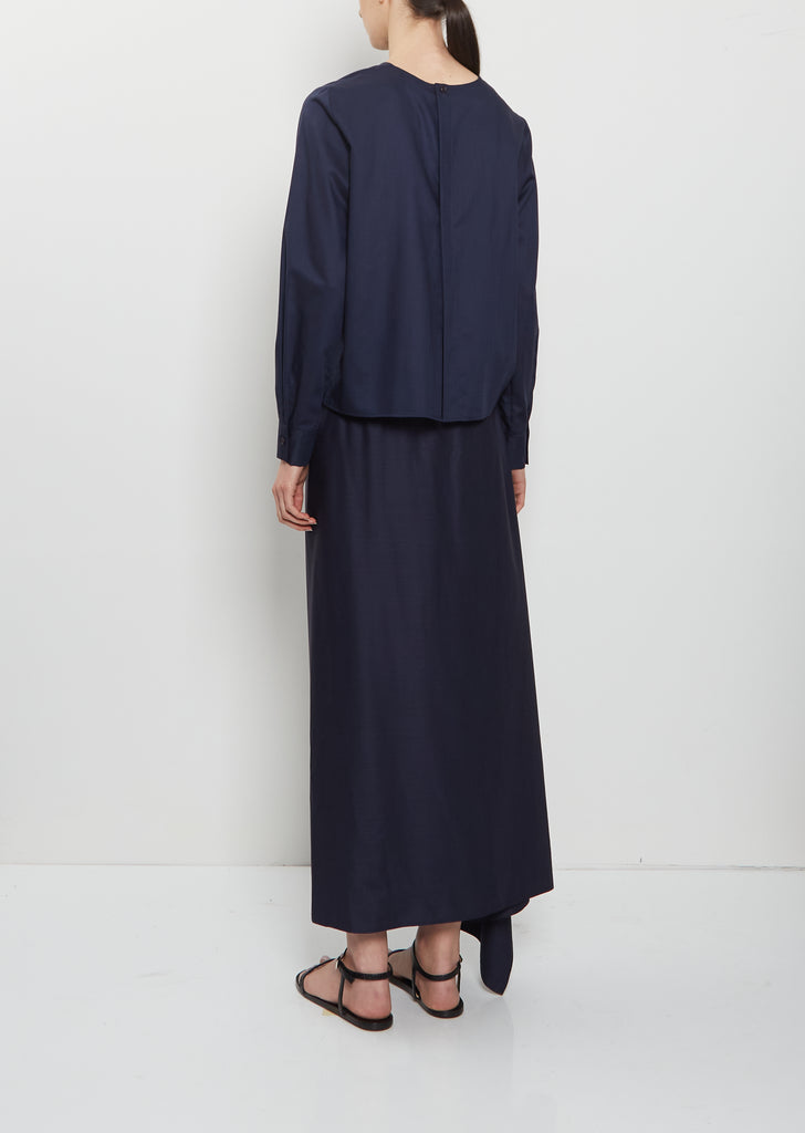 Virgin Wool Straight Top