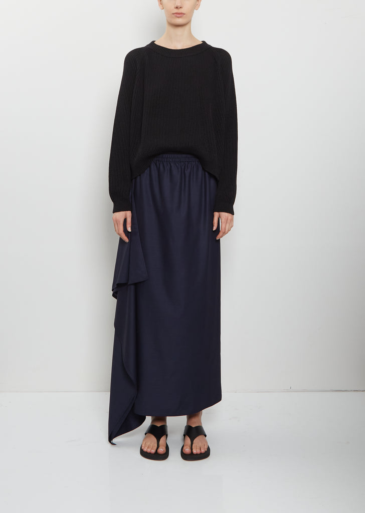 Virgin Wool Sarong Skirt