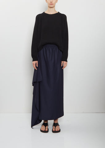 Virgin Wool Sarong Skirt