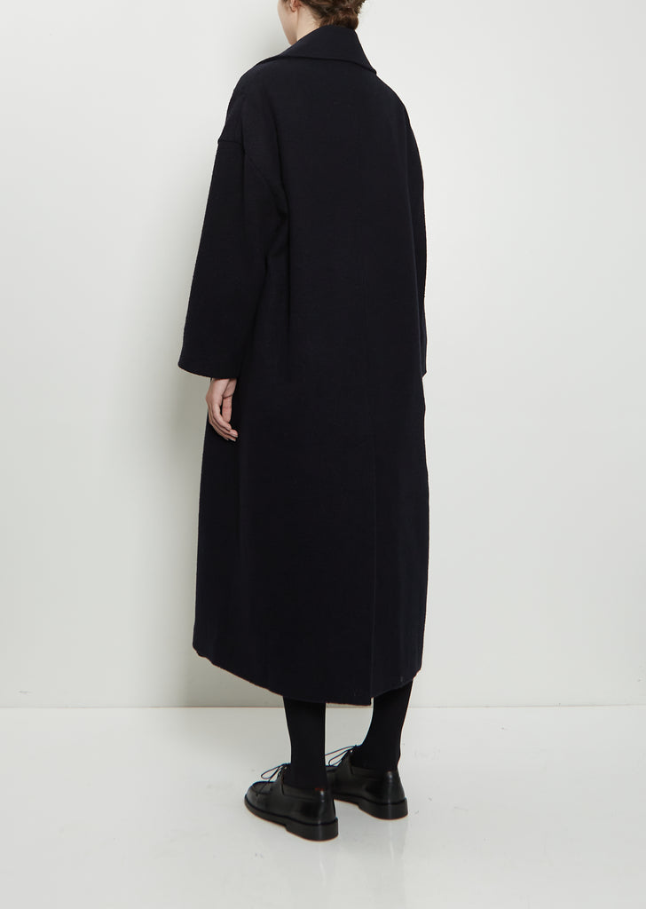 The Groundsman Wool Cashmere Coat