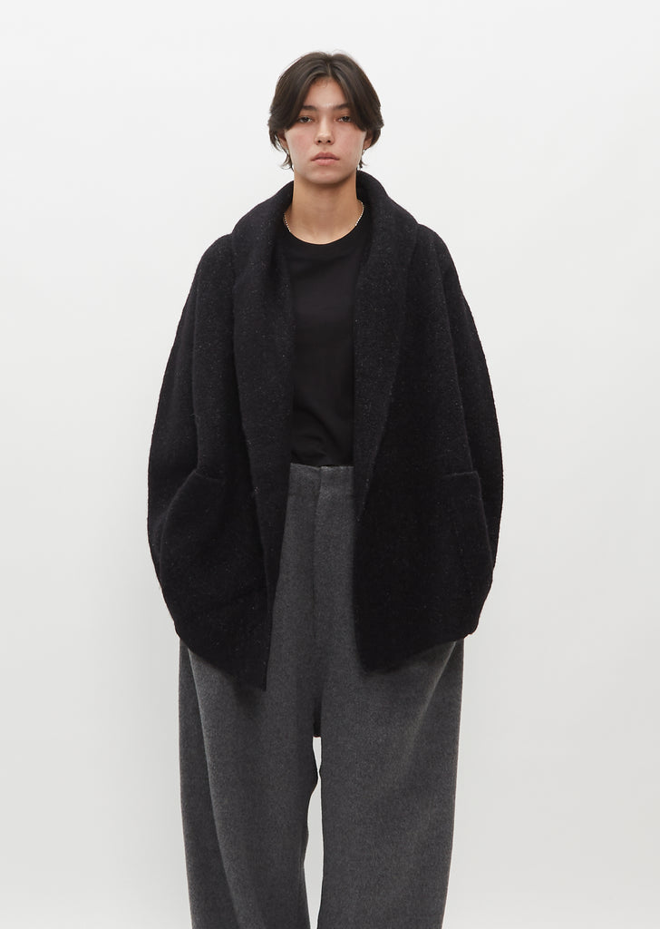 Oversized Alpaca and Wool Coat