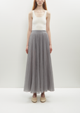 Organic Cotton Crinkled Plissé Skirt