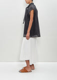 Cotton Organza Sleeveless Top