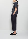 Carrot Cotton Pants — Midnight