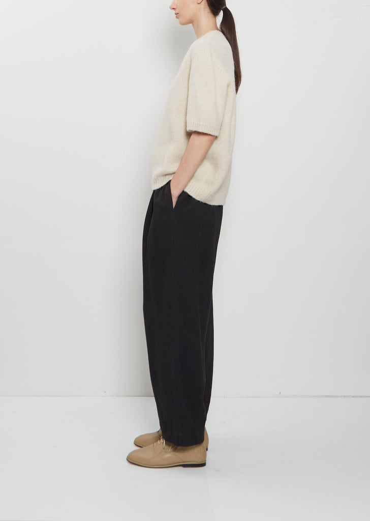 Loft Alpaca Cotton Crewneck Top — Vintage