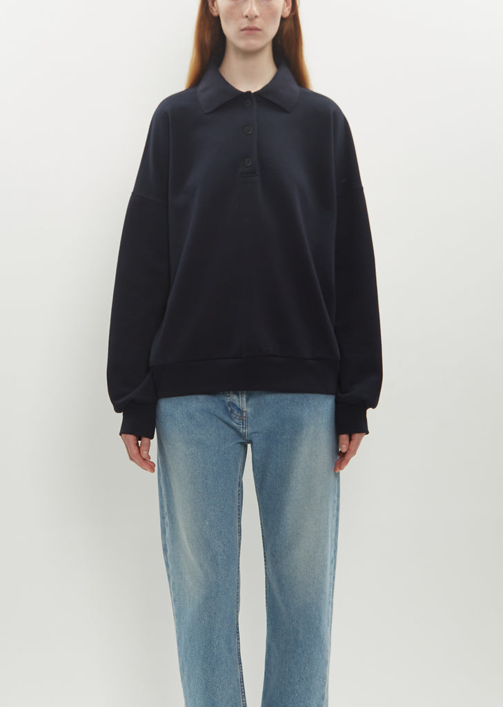 Corzas Cotton Top — Dark Navy