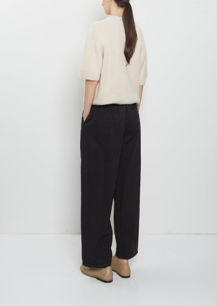 Matte Linen Cotton Pants