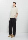 Loft Alpaca Cotton Crewneck Top — Vintage