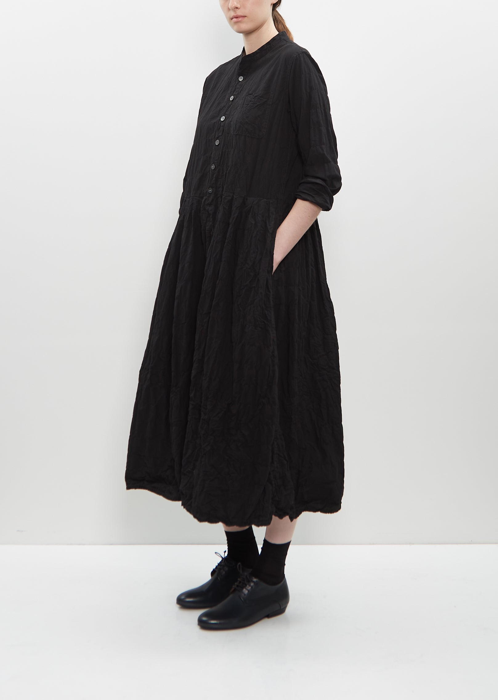Classic Crinkle Cotton Dress La Garonne Classic Crinkle Cotton Dress La Garonne