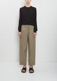 Delano Cotton Pant — Leaf Green