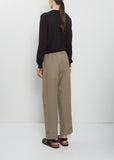 Delano Cotton Pant — Leaf Green