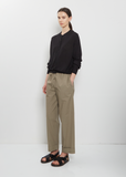 Delano Cotton Pant — Leaf Green