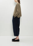 Cashmere Boatneck Sweater — Marron Glace