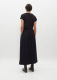 Quarterly Wool Skirt — Irregular Stripe