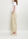 Bum Cotton Twill Pant — Cemento