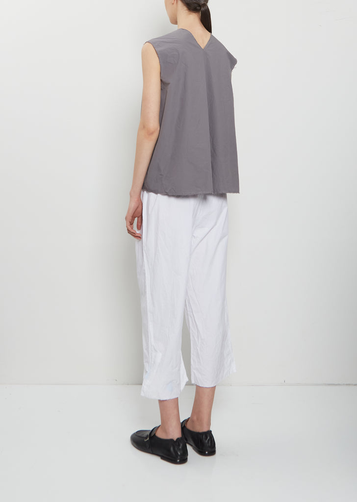 Paper Cotton V-Back Sleeveless Top