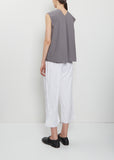 Paper Cotton V-Back Sleeveless Top